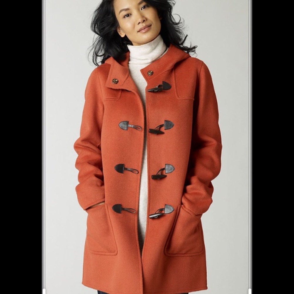 J Jill wool toggle coat